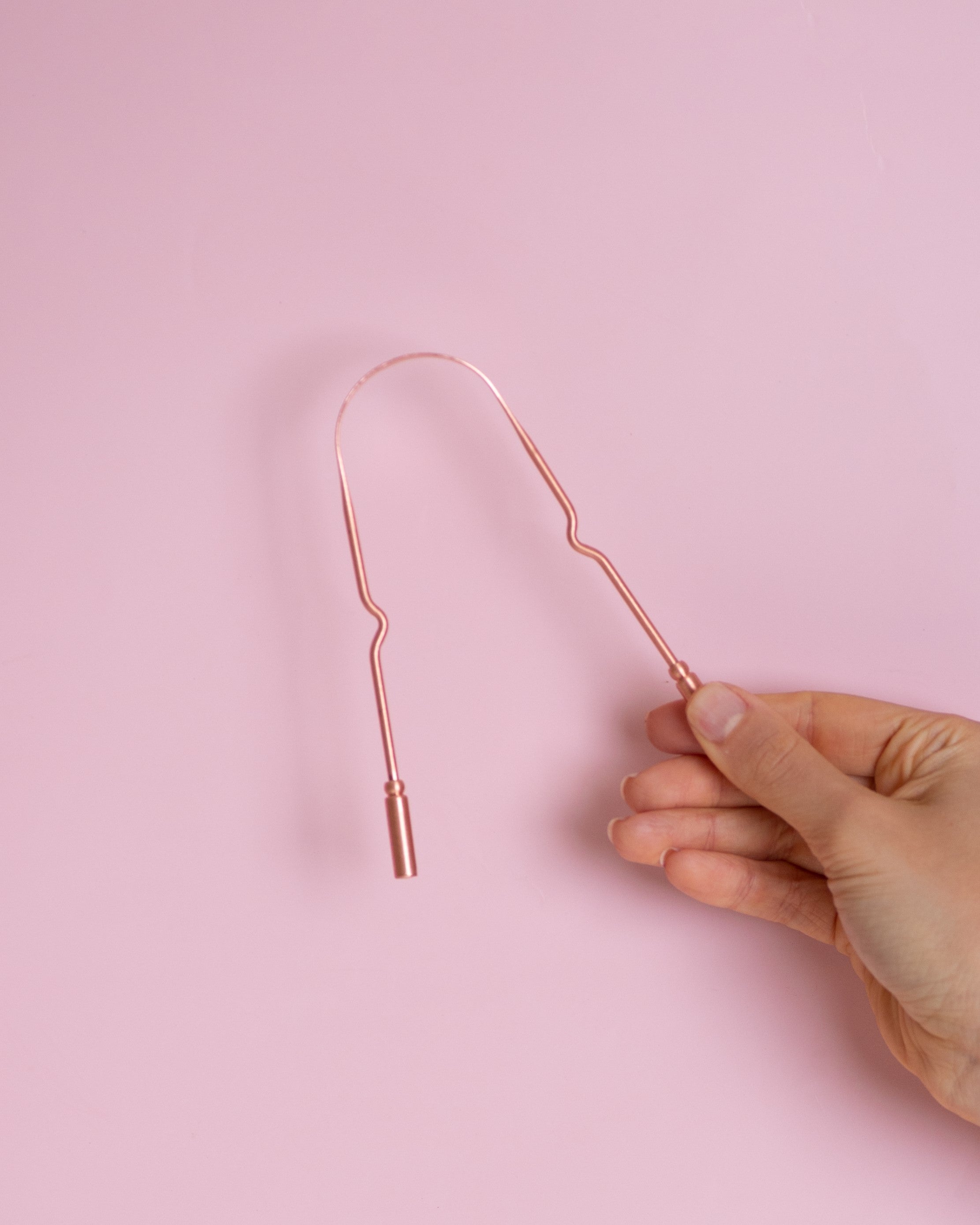 Raspador de Língua Cobre Puro - Modelo Inovador