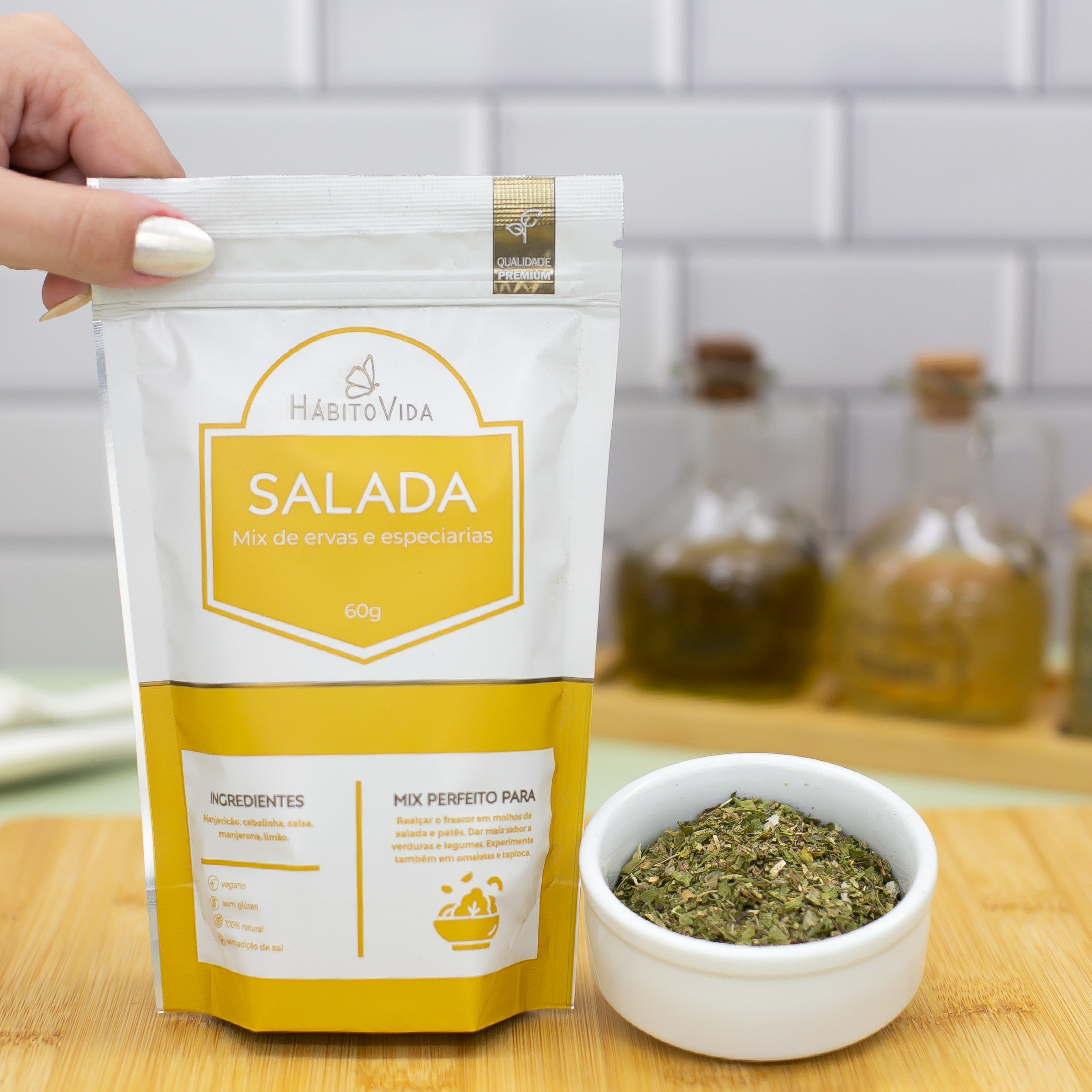 Tempero Mix Salada - 60g Stand UP