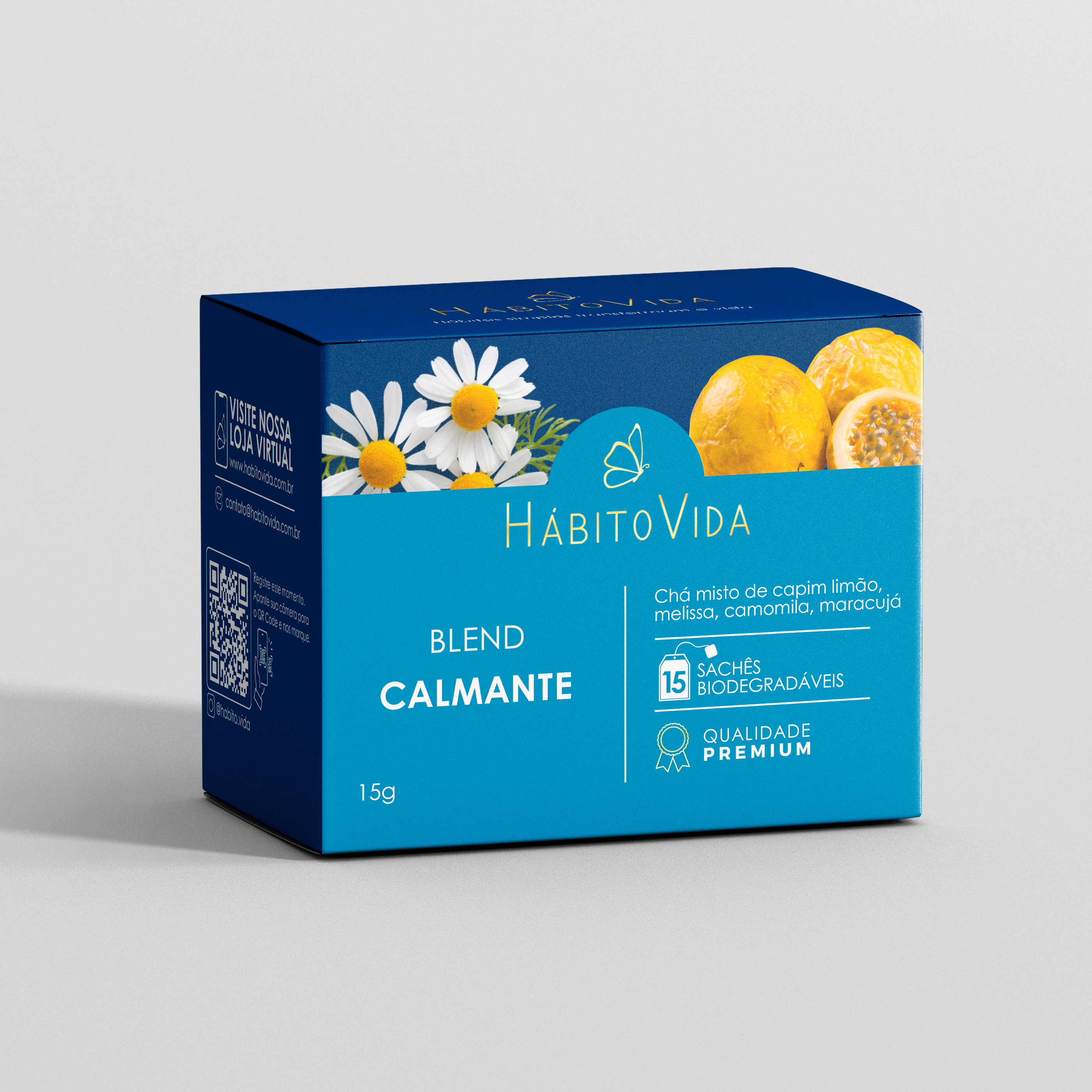 Blend de Chá Calmante - 15 Sachês