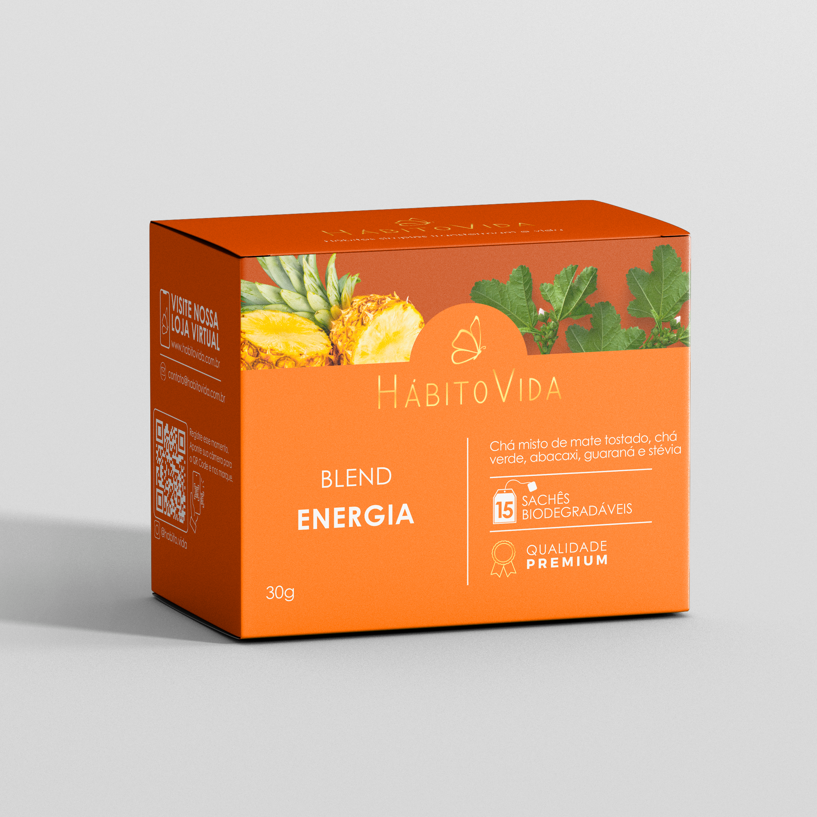 Blend de Chá Energia - 15 Sachês