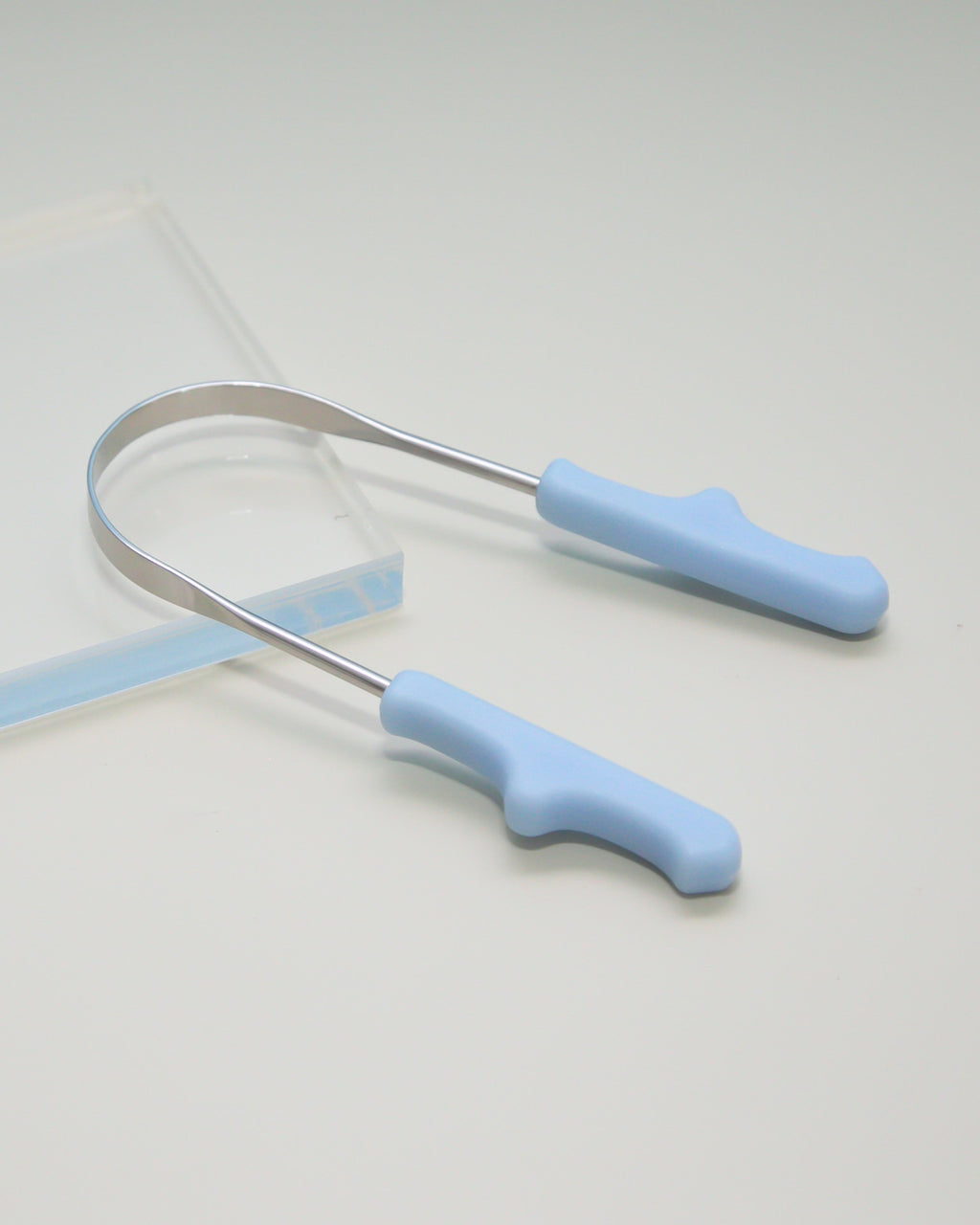 Raspador de Língua Pequeno Azul - para Crianças