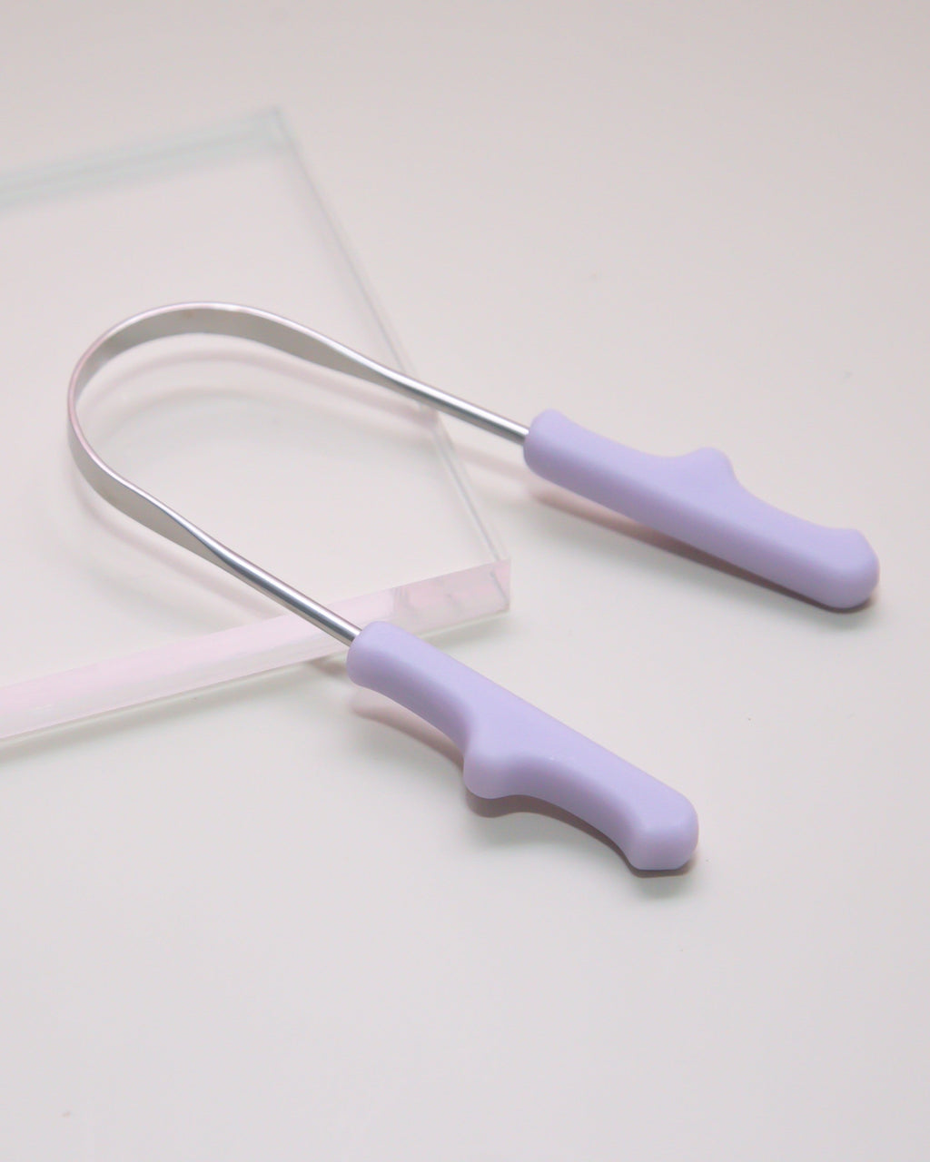 Raspador de Língua Pequeno Roxo - para Crianças