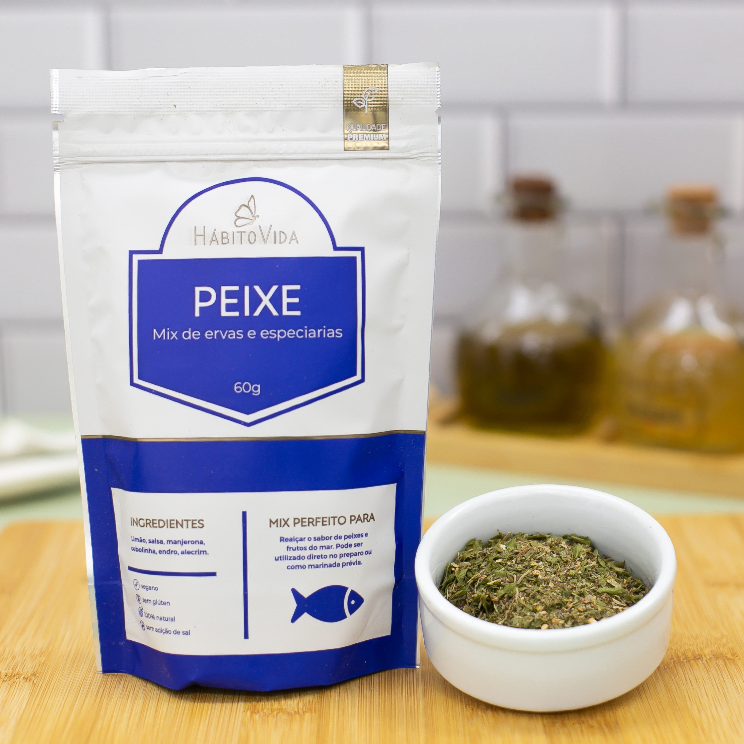 Tempero Mix Peixes - 60g Stand UP